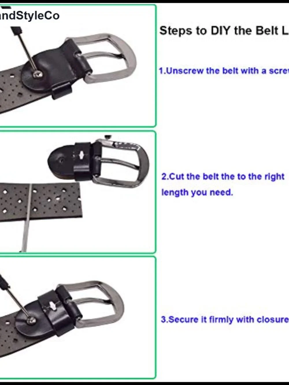 Genuine Leather Hollow Belts for Women with Pin Buckle Waist Belt